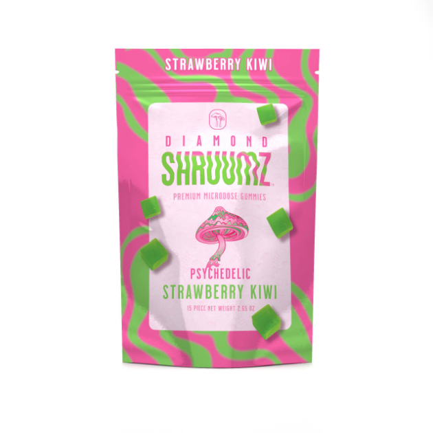 Space Gods Shruumz Microdose Gummies Strawberry Kiwi